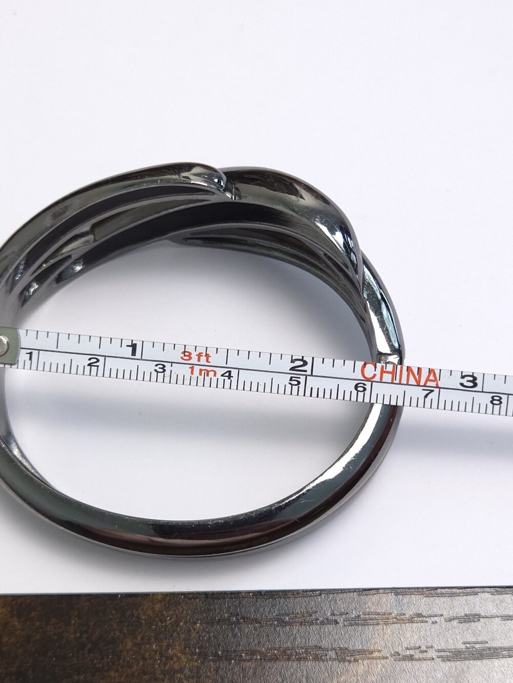 Lia Sophia Galena Gun Metal Hematite Tone Hinge Bracelet - Picture 2 of 9